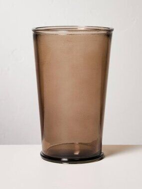 19oz Tall Recycled Pint Glass Brown - Hearth & Hand Magnolia (2)